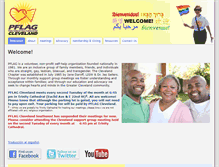 Tablet Screenshot of pflagcleveland.org
